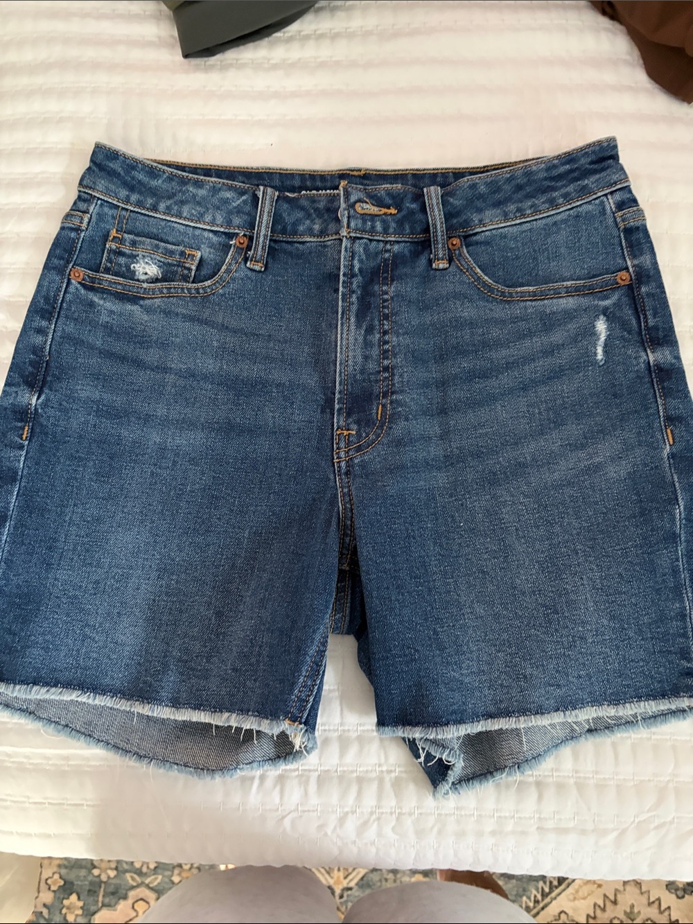 Old Navy Dark Blue Denim Jean Shorts